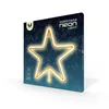 The image shows the packaging of a Christmas neon star light. Produktbild-Vorschau