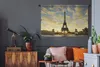 MuchoWow® Wandteppich Wandbehang Der Eiffelturm mit einem Produktbild-Vorschau 5