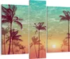 Bild auf Leinwand - Leinwandbild - Horizont Küste Kokosnuss Produktbild-Vorschau 1