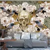 Vlies Fototapete - Among flowers 350x245 cm Blumen Produktbild-Vorschau 2