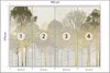 Muralo Vlies Fototapete für Wohnzimmer BÄUME Pflanzen Beton Produktbild-Vorschau 2