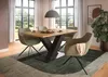 Esstisch ausziehbar Artisan Grau X-Fußgestell 150-190x76x90 Produktbild-Vorschau 8