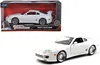 A toy model car and its packaging are displayed against a white background. Produktbild-Vorschau