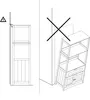 Mondeer Hochschrank Badschrank mit Schublade 60 x 30 x Produktbild-Vorschau 8