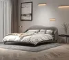 Graues Textilbett Schlafzimmer Betten Luxus Doppelbetten Produktbild-Vorschau 1