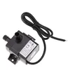 A black mini submersible water pump with a power cord, shown against a white background. Podgląd zdjęcia produktu