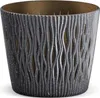 Květináč SANDY ROUND ECO WOOD 12,8 cm - barva: antracit ECO Anteprima dell’immagine prodotto 2