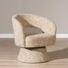 Bronx71 Sessel Josh drehbar Chenille beige Produktbild-Vorschau 1