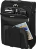 A close-up view of the front of a black carry-on suitcase, showing its various pockets and compartments. Anteprima dell’immagine prodotto