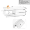 Couchtisch mit LED-Beleuchtung und Schublade Hochglanz Produktbild-Vorschau 8