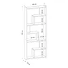 Skye Decor, Prins, Bücherregal, 100 % MELAMINBESCHICHTETE Produktbild-Vorschau 4