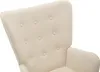 Sessel mit beiger Polsterung - VATELY Produktbild-Vorschau 4