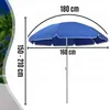 Strand Sonnenschirm 180 Cm Klappbar Hoehenverstellbar Produktbild-Vorschau 6