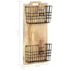 vidaXL Wandgemonteerde tijdschriftenhouder, 33x10x67 cm, Productafbeelding-voorbeeld 4