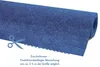 Teppich in Blau. Hinweis auf mögliche produktionsbedingte Größenabweichungen Produktbild-Vorschau