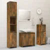 vidaXL Szafka łazienkowa dąb wędzony 30x30x95 cm materiał Podgląd zdjęcia produktu 11