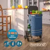 MONZANA® 3in1 Einkaufstrolley 56L bis 50 kg klappbar Produktbild-Vorschau 2