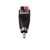 A close-up studio shot of an RCA to speaker wire adapter. Produktbild-Vorschau