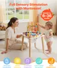 VEVOR dřevěný aktivní stůl, Montessori hračky, 8 v 1 Náhled obrázku produktu 2