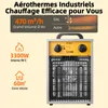SIAL-Chauffage Soufflant électrique,3300w,Chauffage Voir les images du produit 3