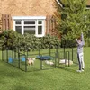 PawHut Puppyren, 16-delig, 80 cm hoog, inklapbare puppyren Productafbeelding-voorbeeld 2