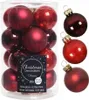 Weihnachtskugeln Glas 3,5cm 16 Stück - Weihnachtsrot / Produktbild-Vorschau 6