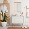 Relaxdays Wandspiegel, Bambus Rahmen, HxB: 80 x 60 cm, Produktbild-Vorschau 2