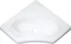 A white corner sink. Produktbild-Vorschau