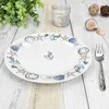Neptun zestaw 6 morskich talerzyków deserowych porcelana 6 Podgląd zdjęcia produktu 3