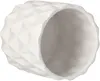 A white ceramic pot with a diamond pattern. Anteprima dell’immagine prodotto