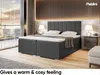 MEBLINI Boxspringbett mit Bettkasten - Gepolstert Produktbild-Vorschau 4