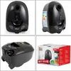 A collage of four images showing a black Zilan vacuum cleaner from different angles and its packaging. Produktbild-Vorschau