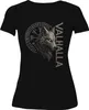 Dámské tričko Valhalla Viking Wolf's Head Runes Norse Náhled obrázku produktu 2