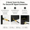DAB-Antennen-Adapter-Set, SMA auf SMB, 4 Stück, für Autoradio Productafbeelding-voorbeeld