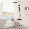 Czarny system natryskowy z deszczownicą i termostatem 40℃, Podgląd zdjęcia produktu 12