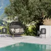 nabbi Rattan-Zweisitzer Haldon - schwarz / natur / Produktbild-Vorschau 15