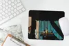 MuchoWow® Mauspad Mousepad Tür - Blau - Architektur - Vase Produktbild-Vorschau 5