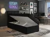 NORDELO Boxspringbett INCANTO 120x200 cm Schwarz Produktbild-Vorschau 2