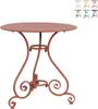 Tavolo da giardino rotondo 70cm con 3 gambe in stile shabby Anteprima dell’immagine prodotto 1