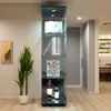 Vitrina de vidrio con iluminación LED, modelo de una puerta Vista previa de la imagen del producto 1