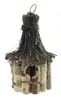 Vogelhaus "Birke" aus Holz, rund, Dach aus Reisig, Produktbild-Vorschau 3