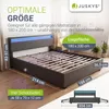 Juskys Polsterbett Lyon 180 x 200 cm mit Bettkasten, LED Produktbild-Vorschau 5