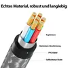 USB-C zu USB-C Kabel 480mbps 60W mit Metall Stecker - Grau Produktbild-Vorschau 6
