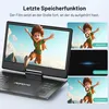 15.7" Tragbarer DVD-Player mit 14" HD-Drehbildschirm, ideal Produktbild-Vorschau 9