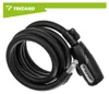 Trizand 27614 Fahrradschloss 150 cm, 12 mm, Stahl, schwarz Produktbild-Vorschau 6