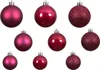 LS-LebenStil 30 Kunststoff Weihnachtskugeln Festive Pink Produktbild-Vorschau 3