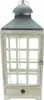 grande lanterne "Landhaus" en bois, blanche, 63 cm de haut, Voir les images du produit 2