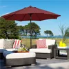 Yaheetech Sonnenschirm ø 270 cm Gartenschirm Knickbarer Produktbild-Vorschau 2