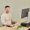 Fellowes Breyta Mauspad schwarz mit Handgelenkauflage Anteprima dell’immagine prodotto 4