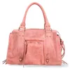 Elara Damen-Schultertasche aus echtem Wildleder Blau  Italy Produktbild-Vorschau 1